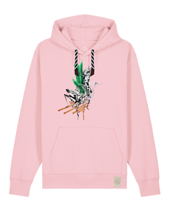 bio-unisex-medium fit-hoodie-grassland population-stsu177-flamingo-sw kordel-front