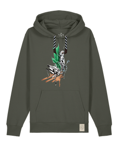 bio-unisex-medium fit-hoodie-grassland population-stsu177-grunkohl-sw kordel-front
