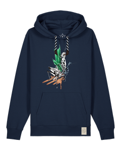 bio-unisex-medium fit-hoodie-grassland population-stsu177-marine-sw kordel-front