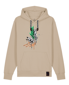 bio-unisex-medium fit-hoodie-grassland population-stsu177-treibsand-sw kordel-front
