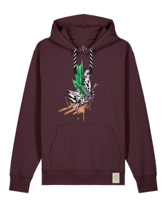 bio-unisex-medium fit-hoodie-grassland population-stsu177-zartbitter-sw kordel-front