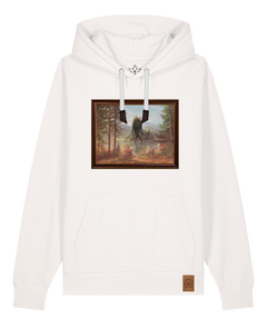 bio-unisex-medium fit-hoodie-herbst im riesengebirge-stsu177-bio ei-weiße kordel-front