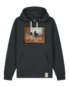 bio-unisex-medium fit-hoodie-herbst im riesengebirge-stsu177-elephant-weiße kordel-front