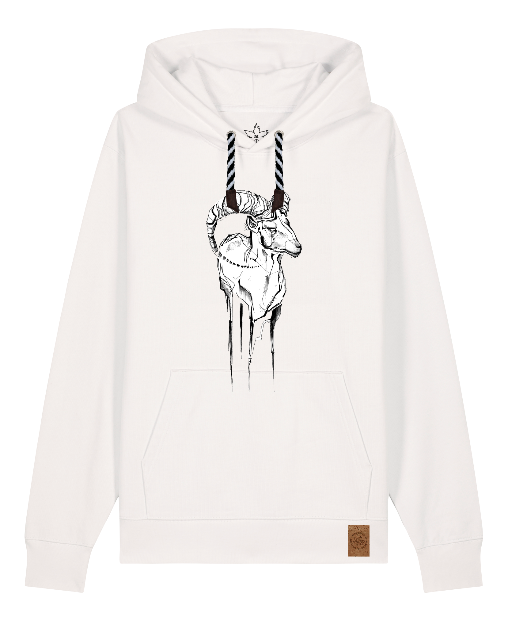 bio-unisex-medium fit-hoodie-ibex-stsu177-bio ei-sw kordel-front