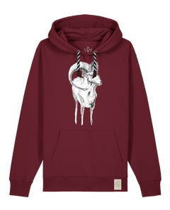 bio-unisex-medium fit-hoodie-ibex-stsu177-burgunder rot-sw kordel-front