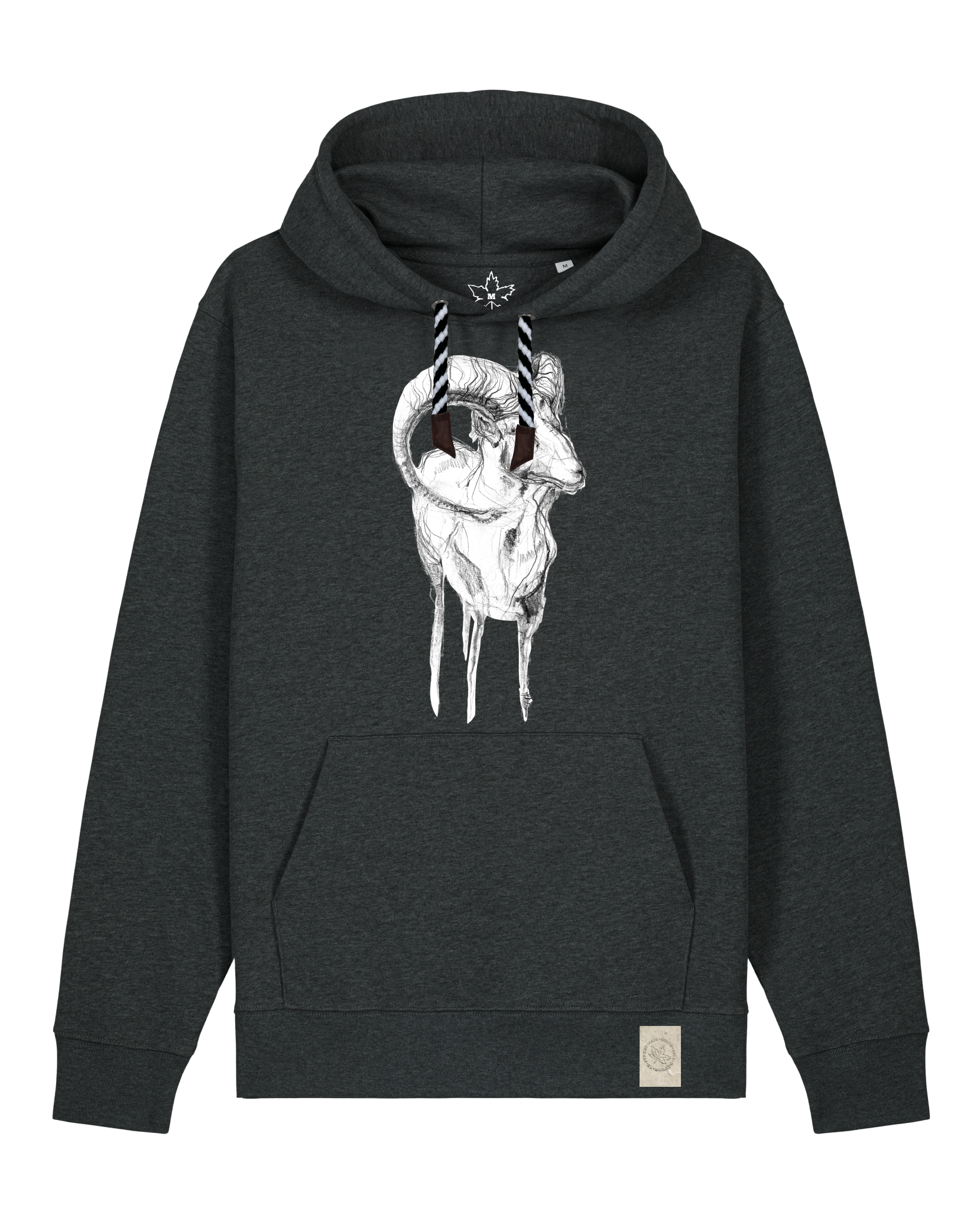 bio-unisex-medium fit-hoodie-ibex-stsu177-elephant-sw kordel-front