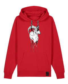 bio-unisex-medium fit-hoodie-ibex-stsu177-erdbeere-sw kordel-front