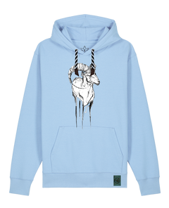 bio-unisex-medium fit-hoodie-ibex-stsu177-lagune-sw kordel-front