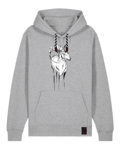 bio-unisex-medium fit-hoodie-ibex-stsu177-mausgrau-sw kordel-front