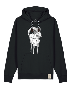 bio-unisex-medium fit-hoodie-ibex-stsu177-schwarz-sw kordel-front