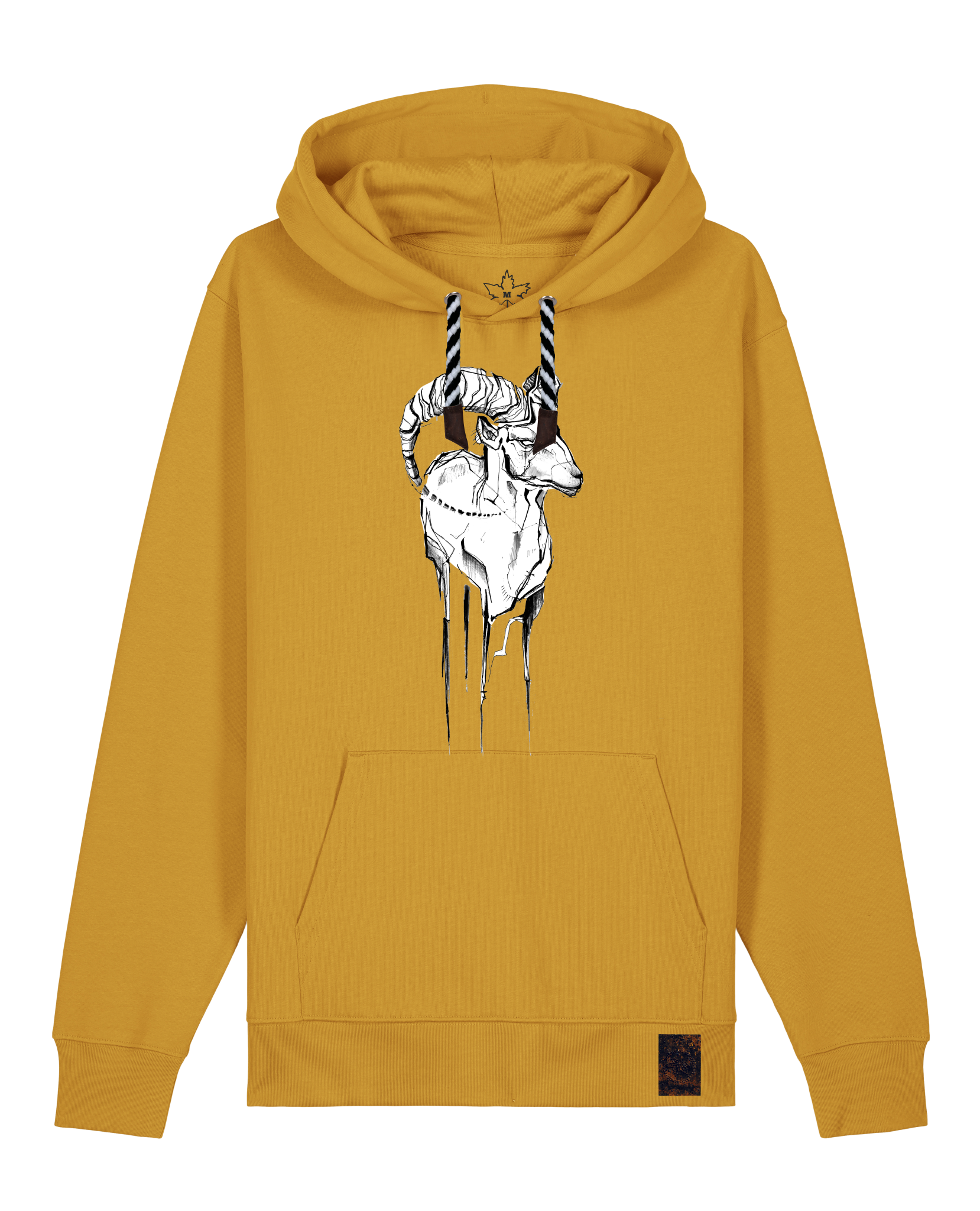 bio-unisex-medium fit-hoodie-ibex-stsu177-senf-sw kordel-front