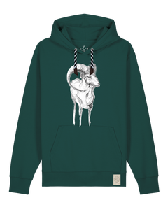 bio-unisex-medium fit-hoodie-ibex-stsu177-spirulina-sw kordel-front
