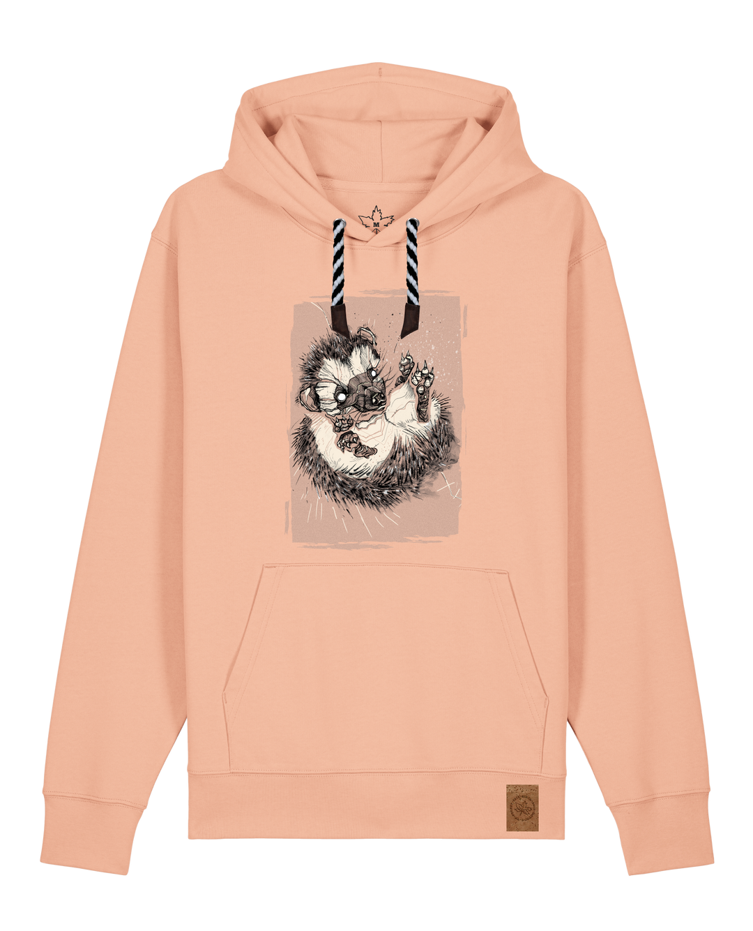 bio-unisex-medium fit-hoodie-igel-stsu177-agyptische keramik-sw kordel-front