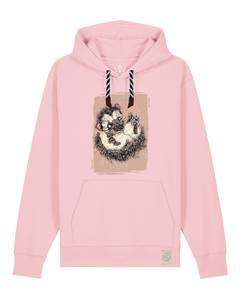 bio-unisex-medium fit-hoodie-igel-stsu177-flamingo-sw kordel-front