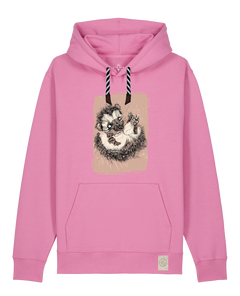 bio-unisex-medium fit-hoodie-igel-stsu177-kaugummi-sw kordel-front