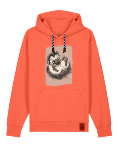 bio-unisex-medium fit-hoodie-igel-stsu177-mandarine-sw kordel-front