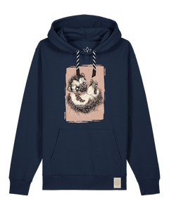 bio-unisex-medium fit-hoodie-igel-stsu177-marine-sw kordel-front
