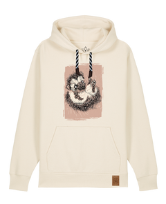 bio-unisex-medium fit-hoodie-igel-stsu177-natur-sw kordel-front