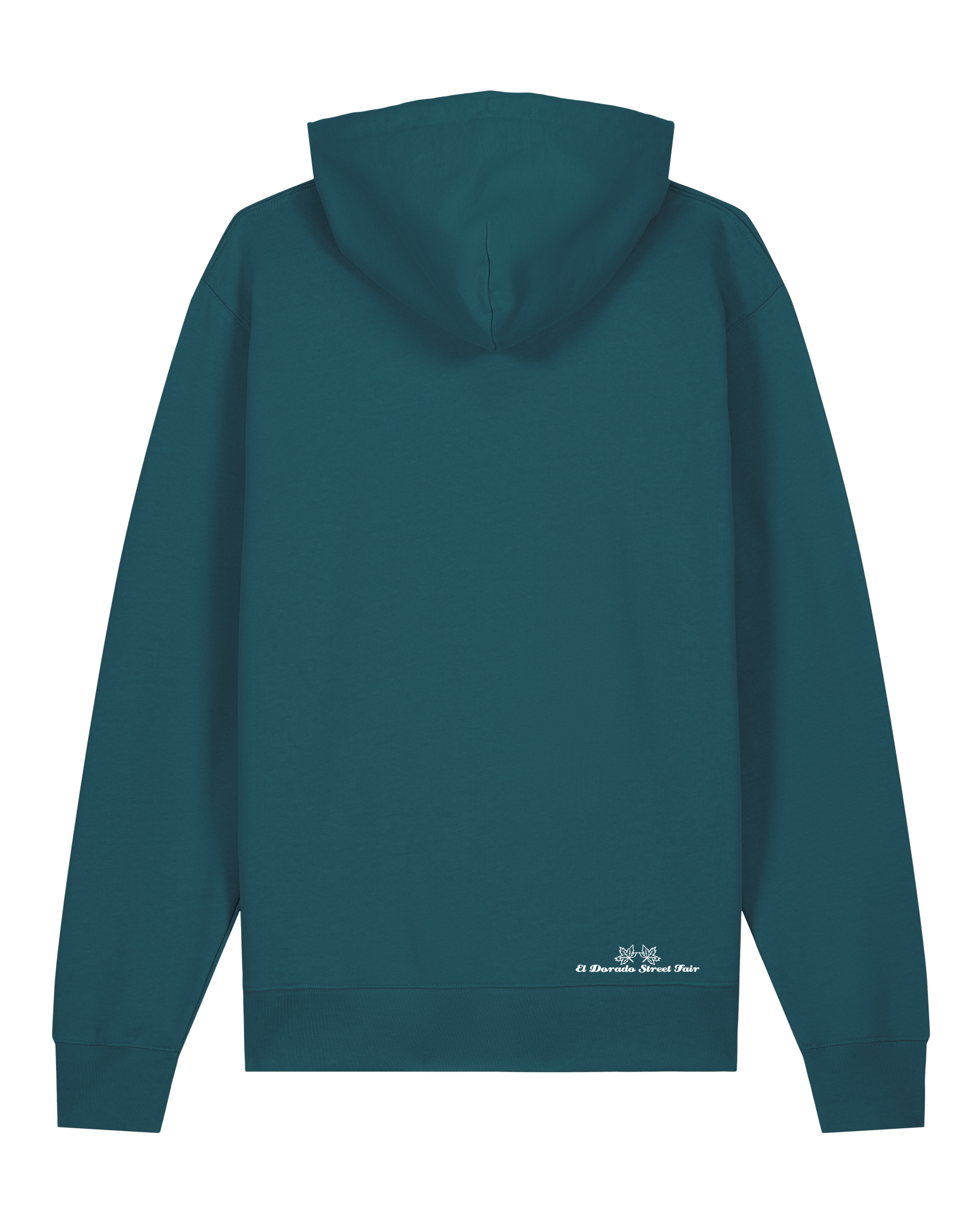 bio-unisex-medium fit-hoodie-igel-stsu177-nordmanntanne-sw kordel-back