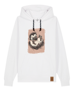 bio-unisex-medium fit-hoodie-igel-stsu177-weiß-sw kordel-front