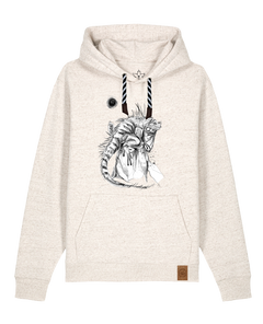 bio-unisex-medium fit-hoodie-iguana-stsu177-elbsandstein-sw kordel-front