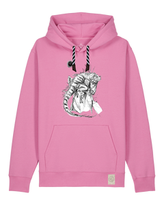 bio-unisex-medium fit-hoodie-iguana-stsu177-kaugummi-sw kordel-front