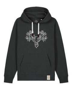 bio-unisex-medium fit-hoodie-king of wood-stsu177-elephant-weiße kordel-front