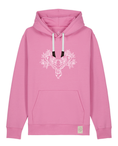 bio-unisex-medium fit-hoodie-king of wood-stsu177-kaugummi-weiße kordel-front