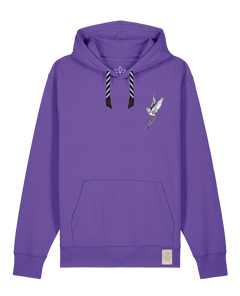 bio-unisex-medium fit-hoodie-kolibri (backprint)-stsu177-blaukraut-sw kordel-front