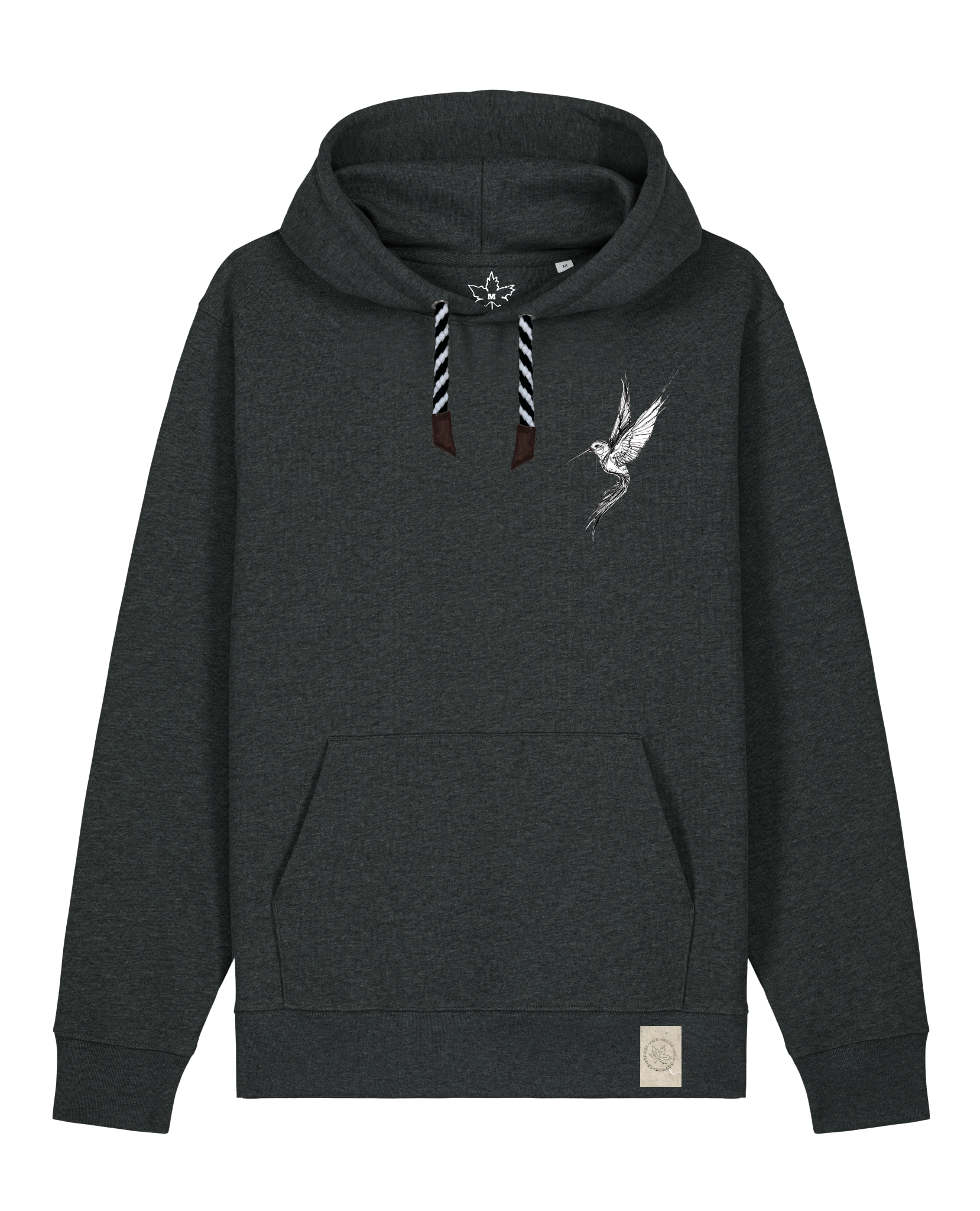 bio-unisex-medium fit-hoodie-kolibri (backprint)-stsu177-elephant-sw kordel-front