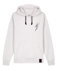 bio-unisex-medium fit-hoodie-kolibri (backprint)-stsu177-rennmaus-sw kordel-front