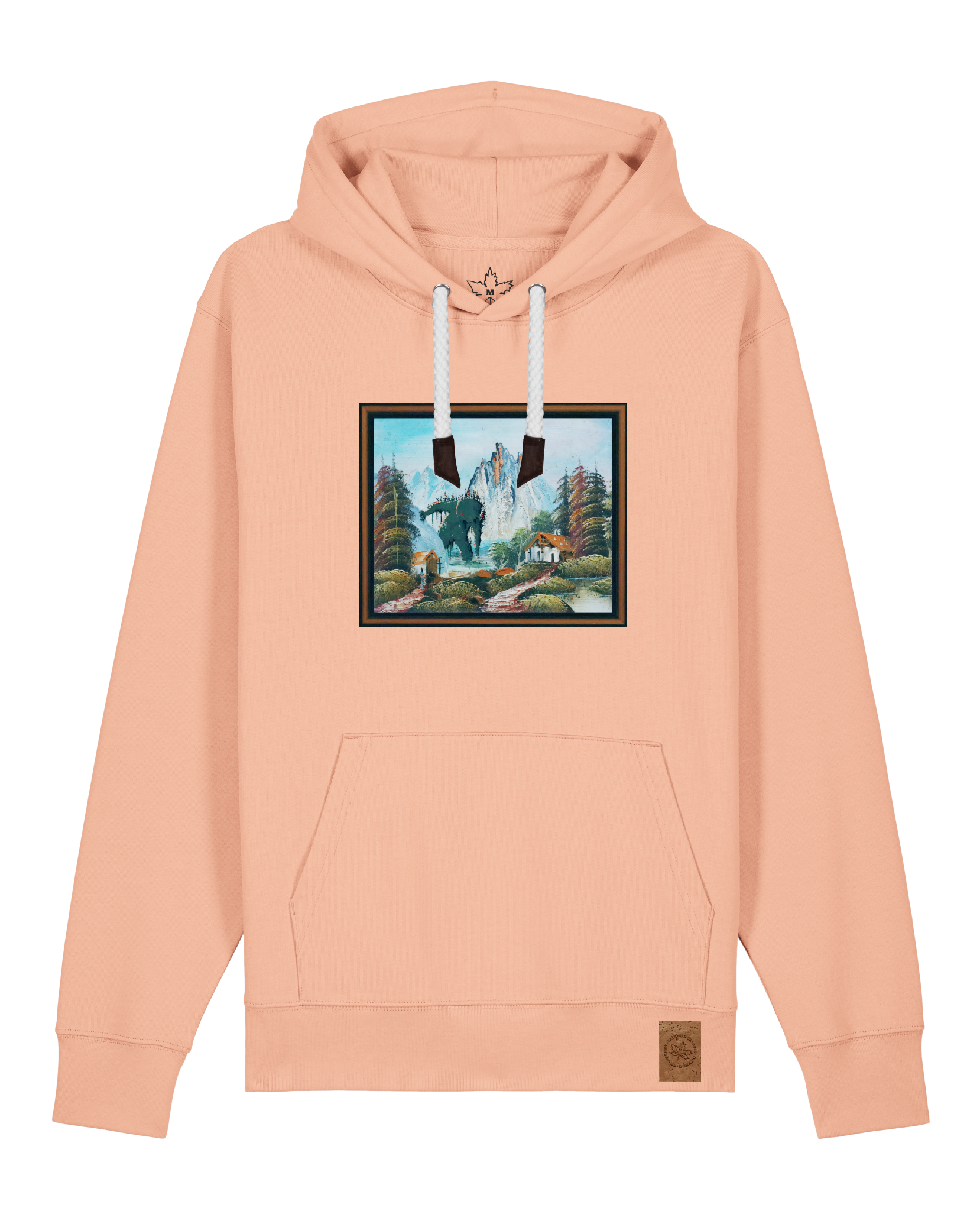 bio-unisex-medium fit-hoodie-krakonoš in holidays-stsu177-agyptische keramik-weiße kordel-front