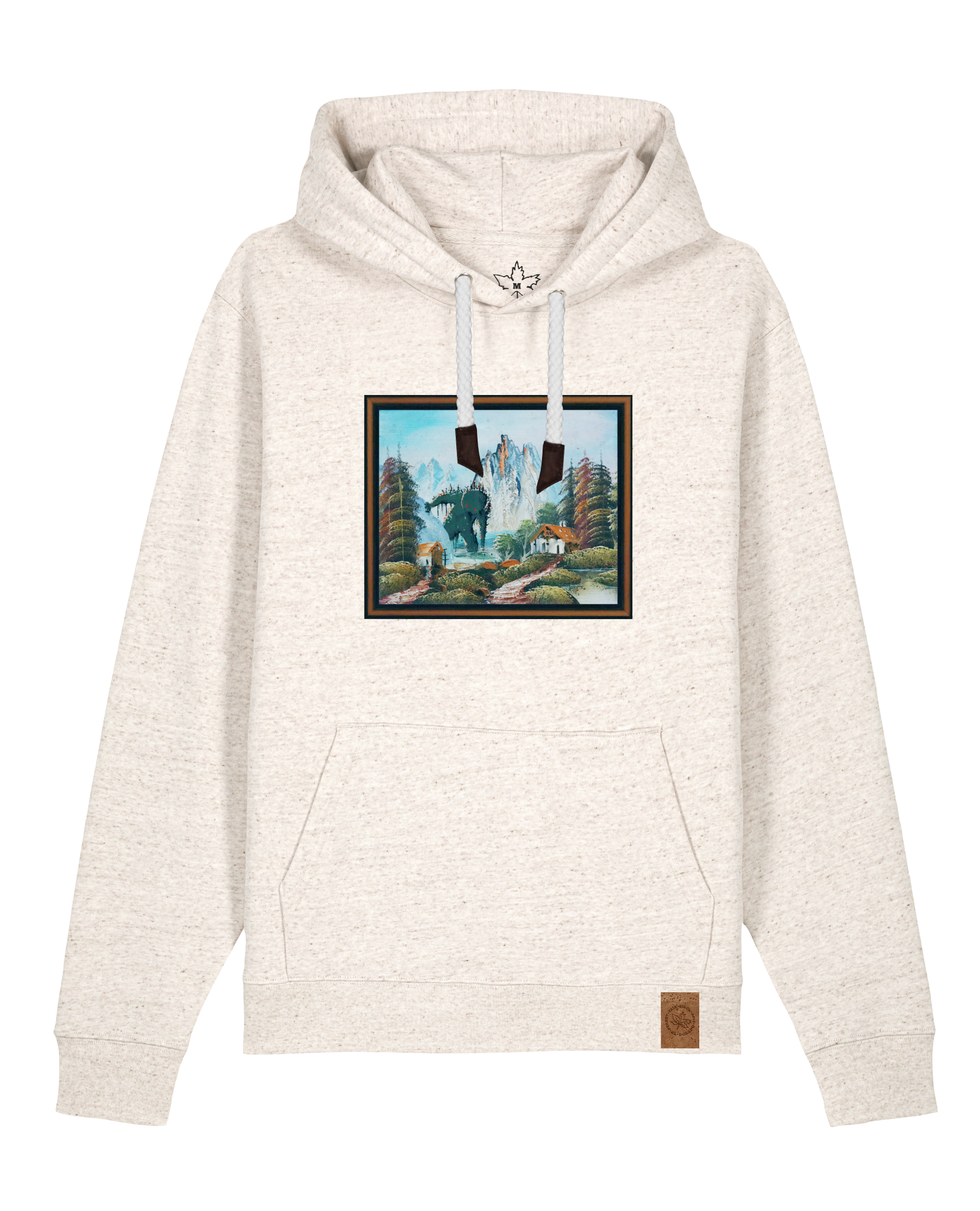 bio-unisex-medium fit-hoodie-krakonoš in holidays-stsu177-elbsandstein-weiße kordel-front