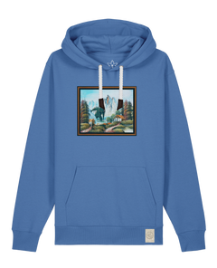bio-unisex-medium fit-hoodie-krakonoš in holidays-stsu177-hortensie-weiße kordel-front