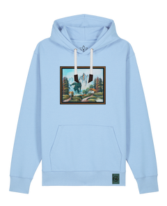 bio-unisex-medium fit-hoodie-krakonoš in holidays-stsu177-lagune-weiße kordel-front