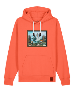 bio-unisex-medium fit-hoodie-krakonoš in holidays-stsu177-mandarine-weiße kordel-front