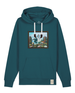 bio-unisex-medium fit-hoodie-krakonoš in holidays-stsu177-nordmanntanne-weiße kordel-front