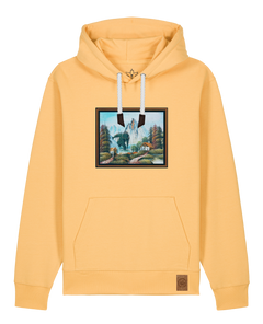 bio-unisex-medium fit-hoodie-krakonoš in holidays-stsu177-senfkorn-weiße kordel-front