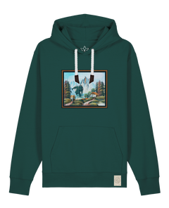 bio-unisex-medium fit-hoodie-krakonoš in holidays-stsu177-spirulina-weiße kordel-front