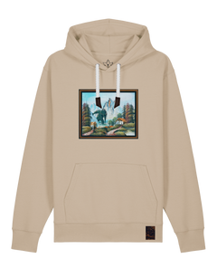 bio-unisex-medium fit-hoodie-krakonoš in holidays-stsu177-treibsand-weiße kordel-front