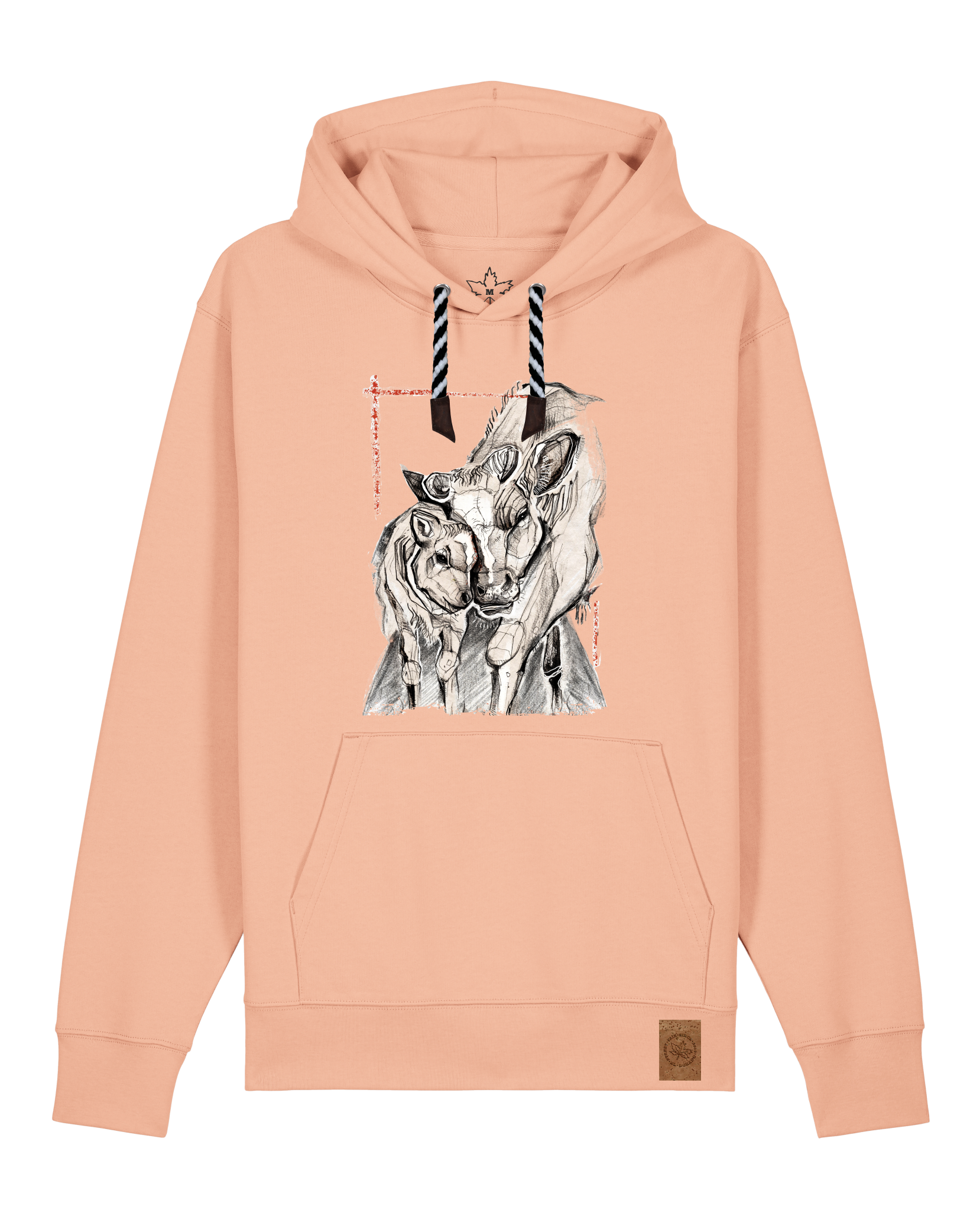 bio-unisex-medium fit-hoodie-kühe-stsu177-agyptische keramik-sw kordel-front