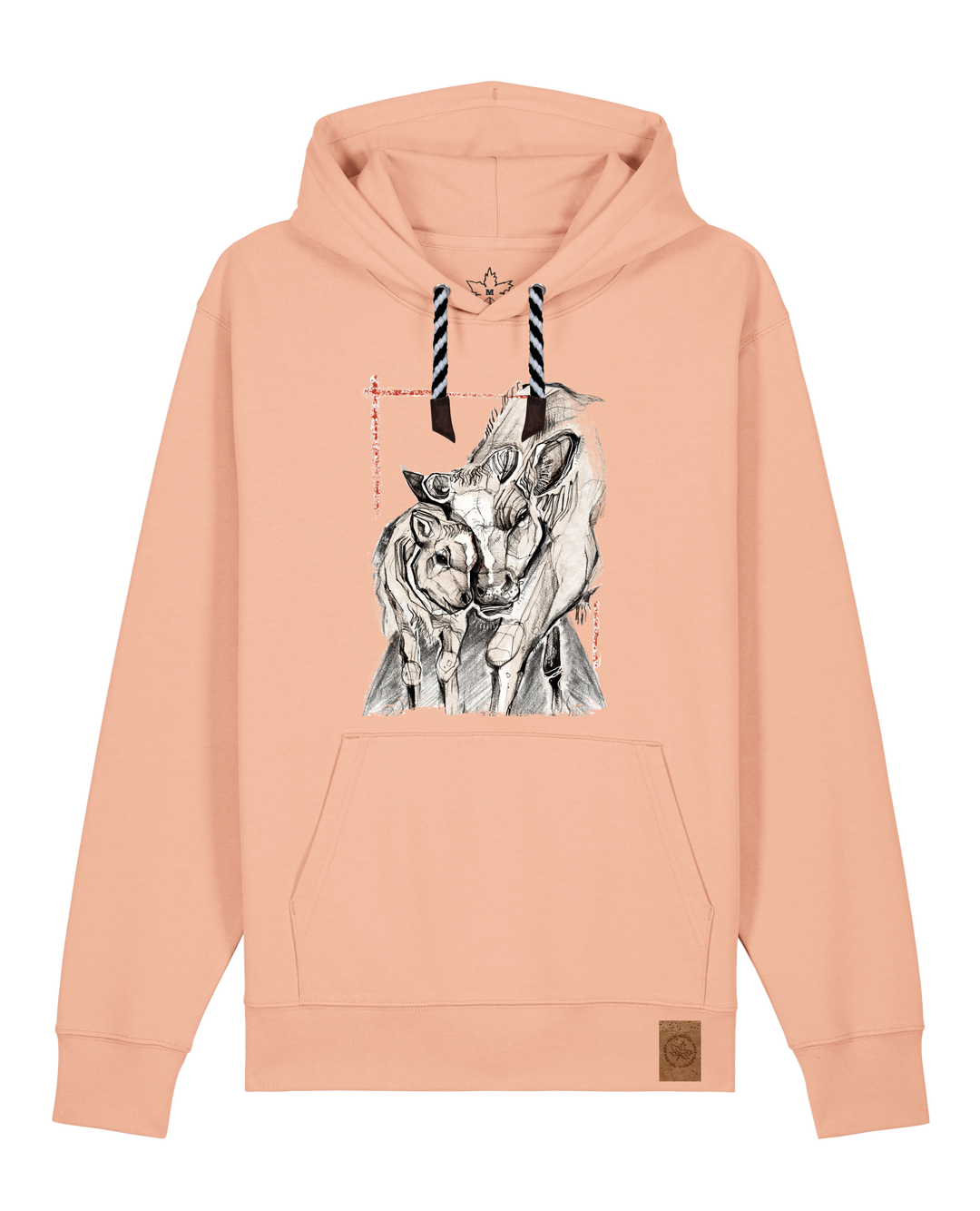 bio-unisex-medium fit-hoodie-kühe-stsu177-agyptische keramik-sw kordel-front