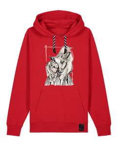 bio-unisex-medium fit-hoodie-kühe-stsu177-erdbeere-sw kordel-front
