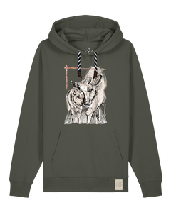 bio-unisex-medium fit-hoodie-kühe-stsu177-grunkohl-sw kordel-front