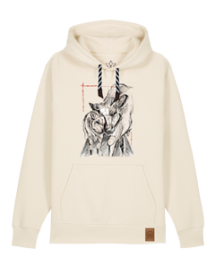 bio-unisex-medium fit-hoodie-kühe-stsu177-natur-sw kordel-front