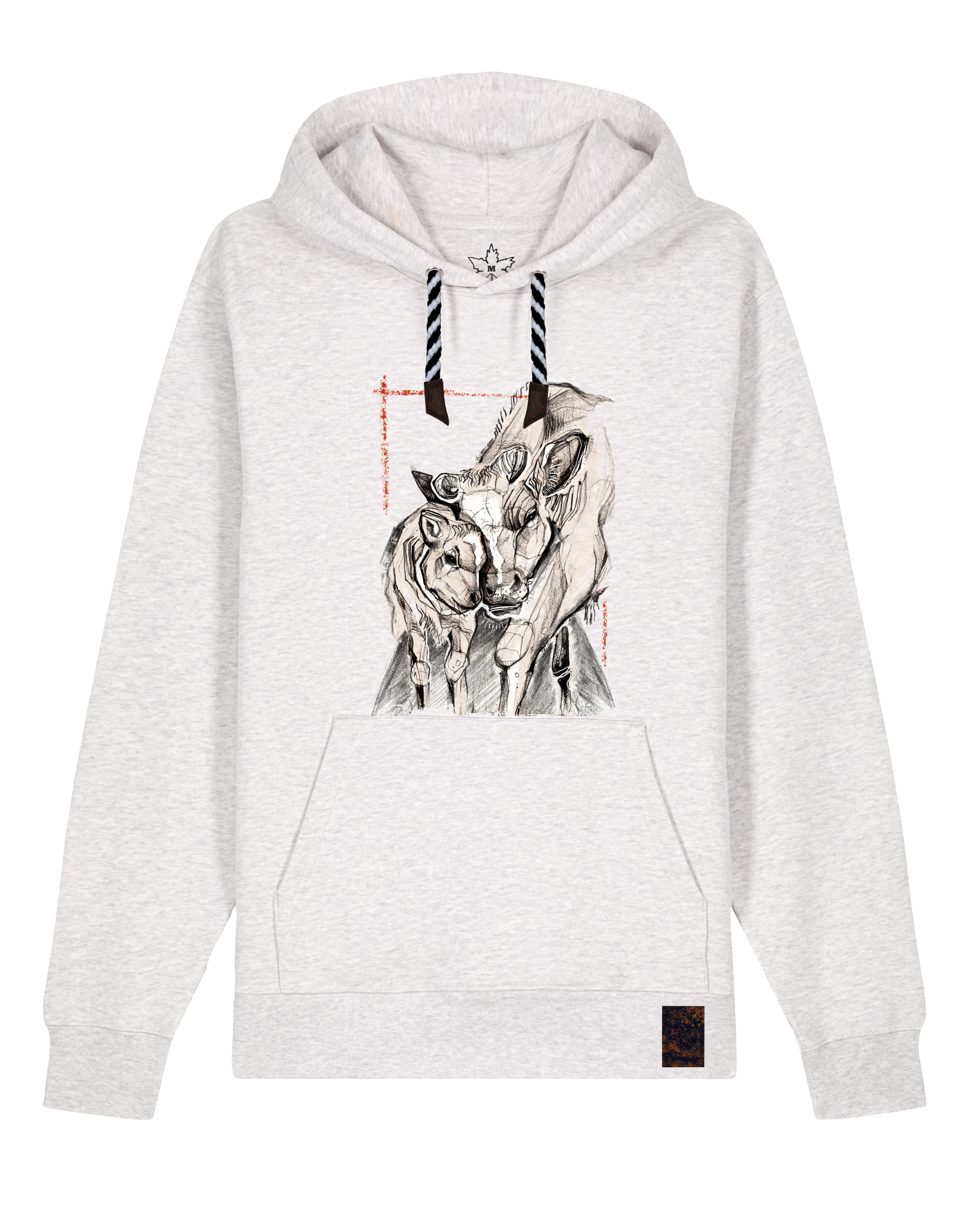 bio-unisex-medium fit-hoodie-kühe-stsu177-rennmaus-sw kordel-front