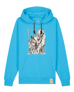 bio-unisex-medium fit-hoodie-kühe-stsu177-wasserblau-sw kordel-front
