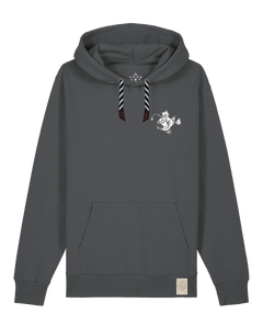 bio-unisex-medium fit-hoodie-lampionfisch (backprint)-stsu177-eisen-sw kordel-front