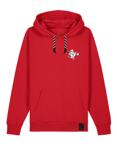 bio-unisex-medium fit-hoodie-lampionfisch (backprint)-stsu177-erdbeere-sw kordel-front