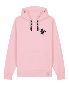 bio-unisex-medium fit-hoodie-lampionfisch (backprint)-stsu177-flamingo-sw kordel-front